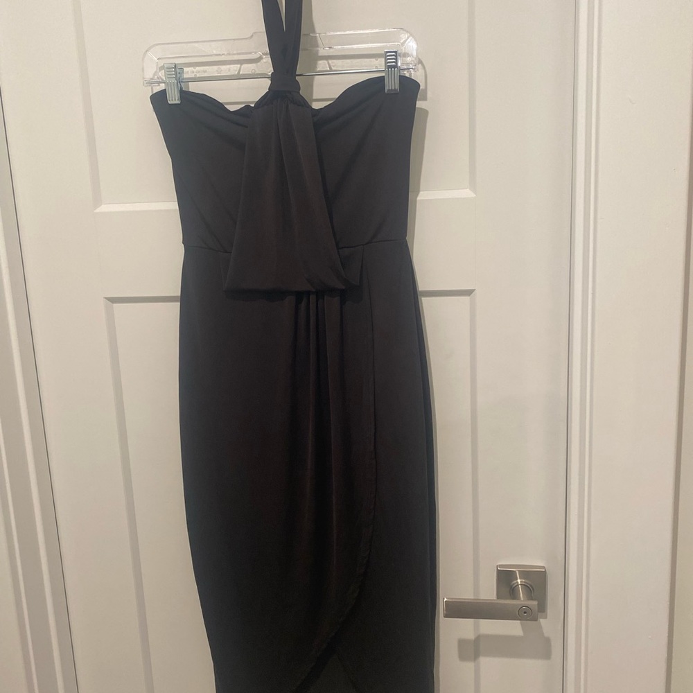 Fashion Nova Black Mini Vacay Dress